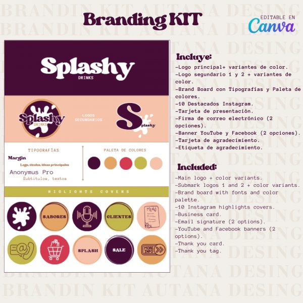 Kit de Marca Splashy